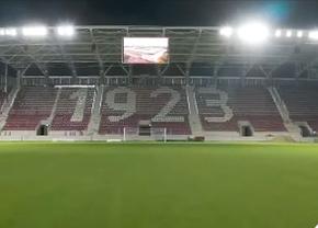 Imagini spectaculoase din Giulești » Primele probe ale nocturnei pe stadionul Rapid