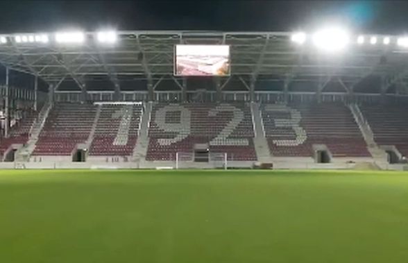 Imagini spectaculoase din Giulești » Primele probe ale nocturnei pe stadionul Rapid