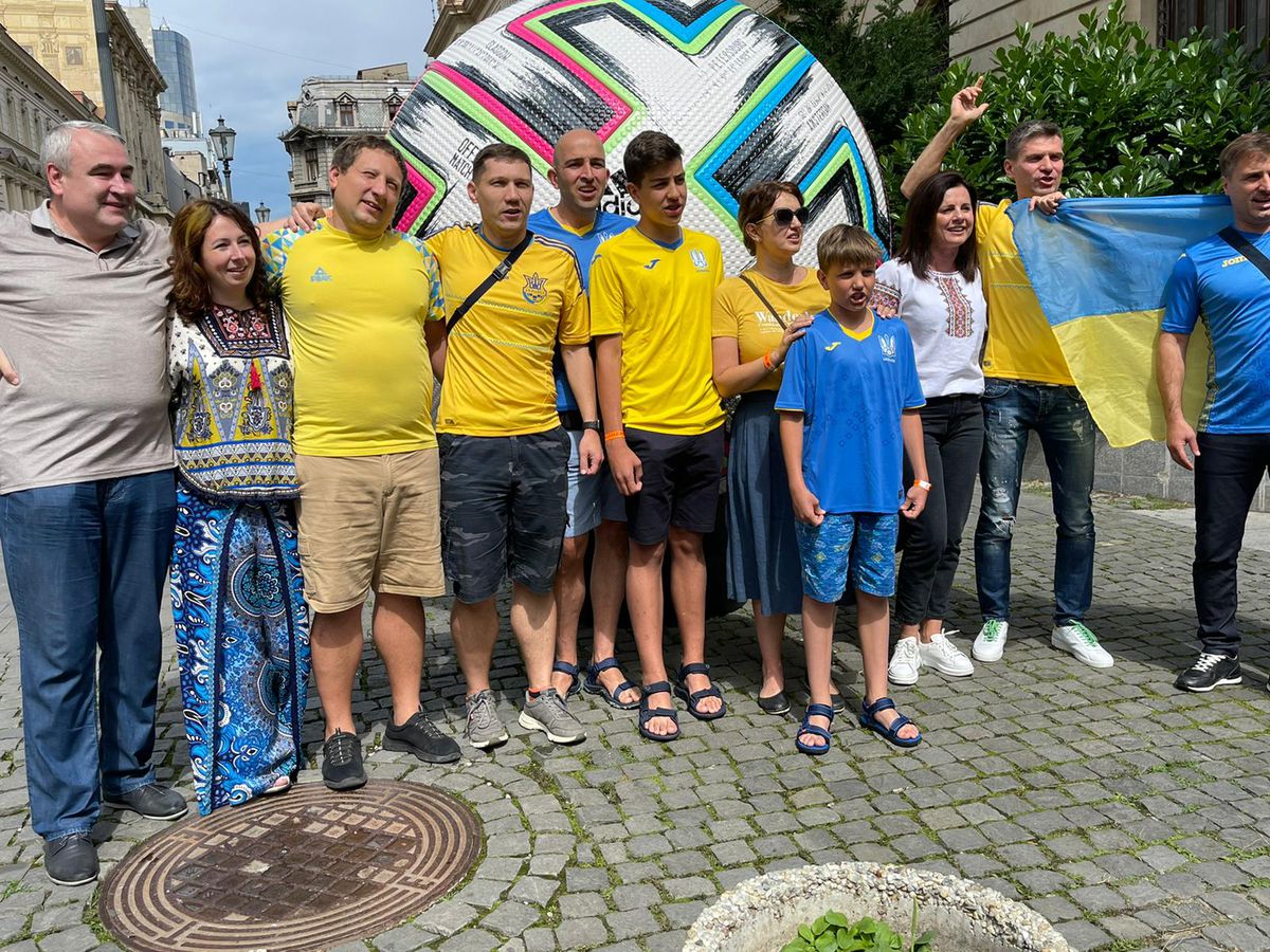 Suporterii străini, pregătiți de Ucraina - Macedonia de Nord! Ce au făcut în dimineața meciului