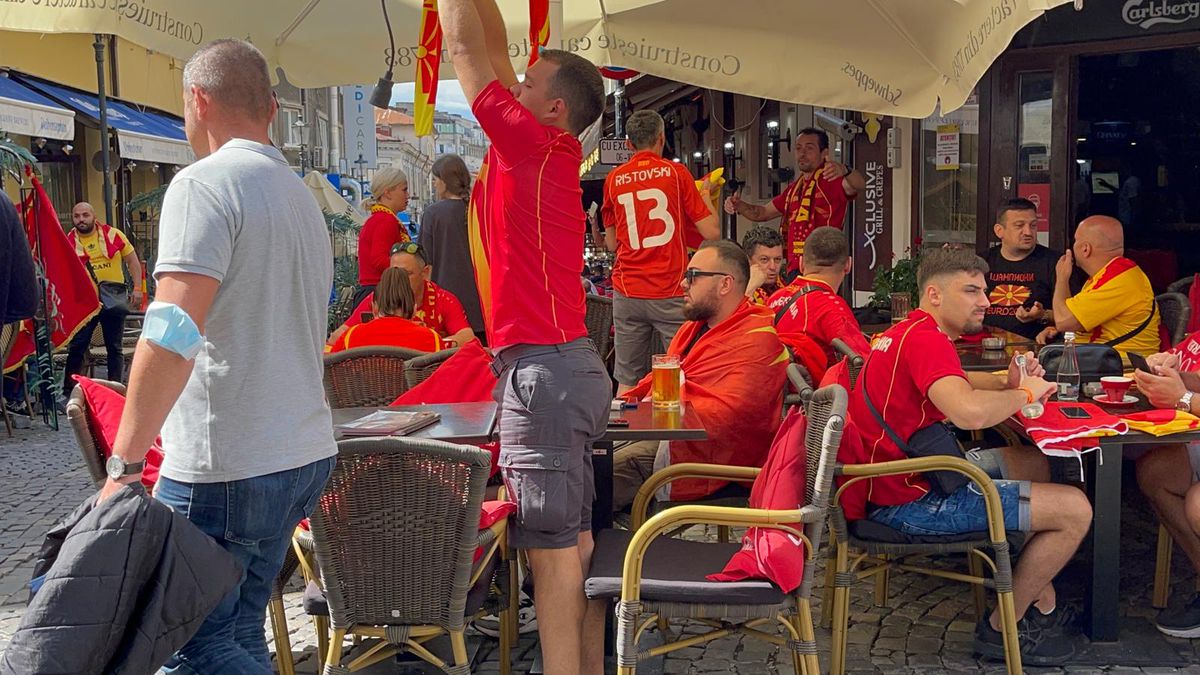 Atmosferă demnă de un turneu final la București » Macedonenii și ucrainenii și-au împărțit Arena Națională