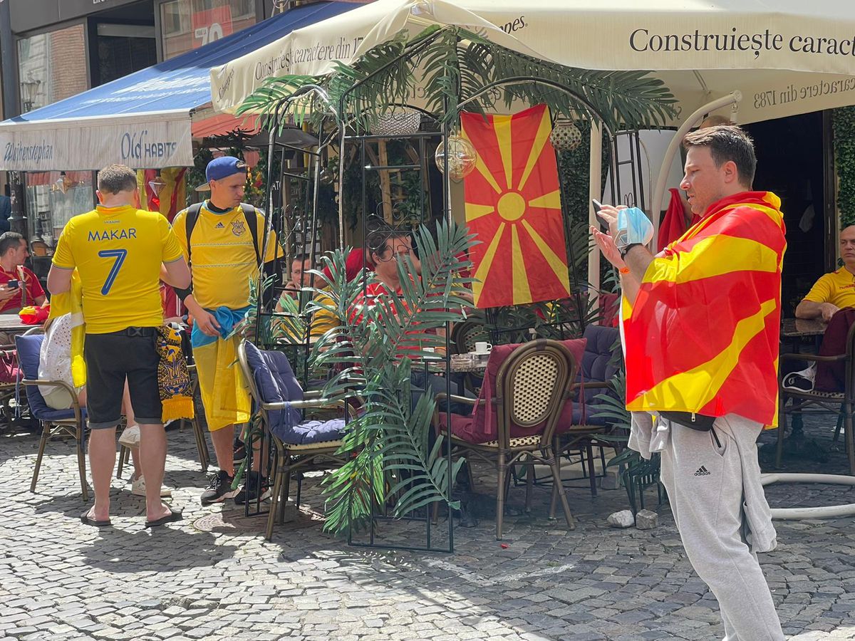 Atmosferă demnă de un turneu final la București » Macedonenii și ucrainenii și-au împărțit Arena Națională