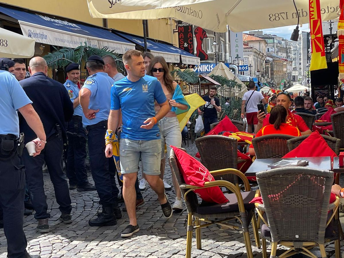 Atmosferă demnă de un turneu final la București » Macedonenii și ucrainenii și-au împărțit Arena Națională