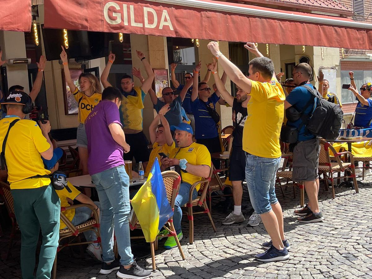 Suporterii străini, pregătiți de Ucraina - Macedonia de Nord! Ce au făcut în dimineața meciului