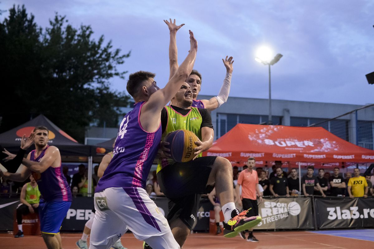 Finale spectaculoase de baschet 3x3 la Sport Arena Streetball, după un turneu furtunos