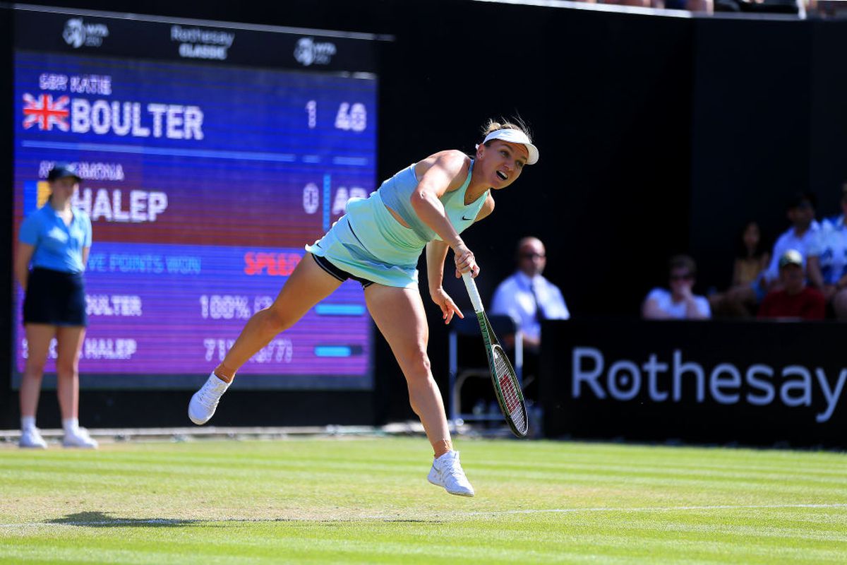Katie Boulter - Simona Halep, în sferturile turneului de la Birmingham