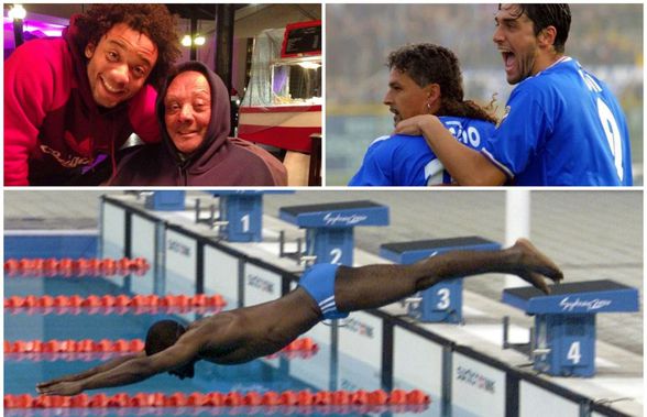 Talismanul lui Marcelo, lecția predată de Baggio + Înotătorul care nu văzuse niciodată un bazin olimpic