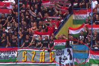 Ultrașii maghiari, bannere provocatoare la meciul cu Muntenegru » Ce reprezintă mesajele. Unul se referă la România