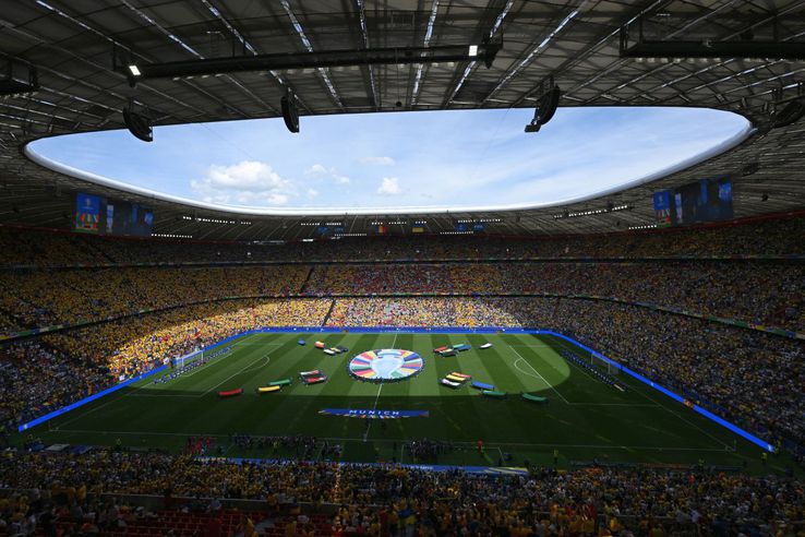 Imagini surprinse pe stadion, la România - Ucraina / foto: Guliver/Getty Images