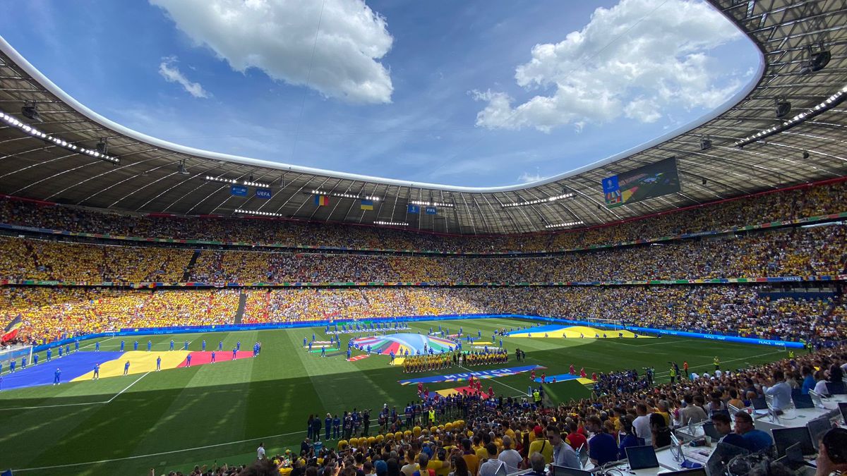 România - Ucraina, imagini tari surprinse în interiorul Allianz Arena