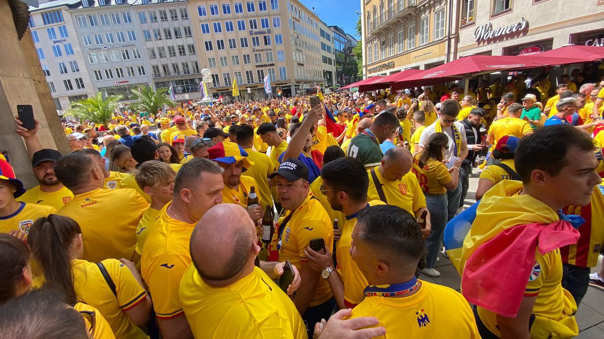 România - Ucrania, atmosferă fabuloasă înainte de primul meci de la Euro 2024