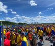 Suporterii României au ajuns la stadion înainte de meciul cu Ucraina / Foto: Andrei Crăițoiu (GSP)