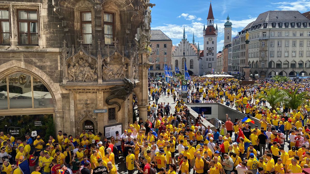 România - Ucrania, atmosferă fabuloasă înainte de primul meci de la Euro 2024