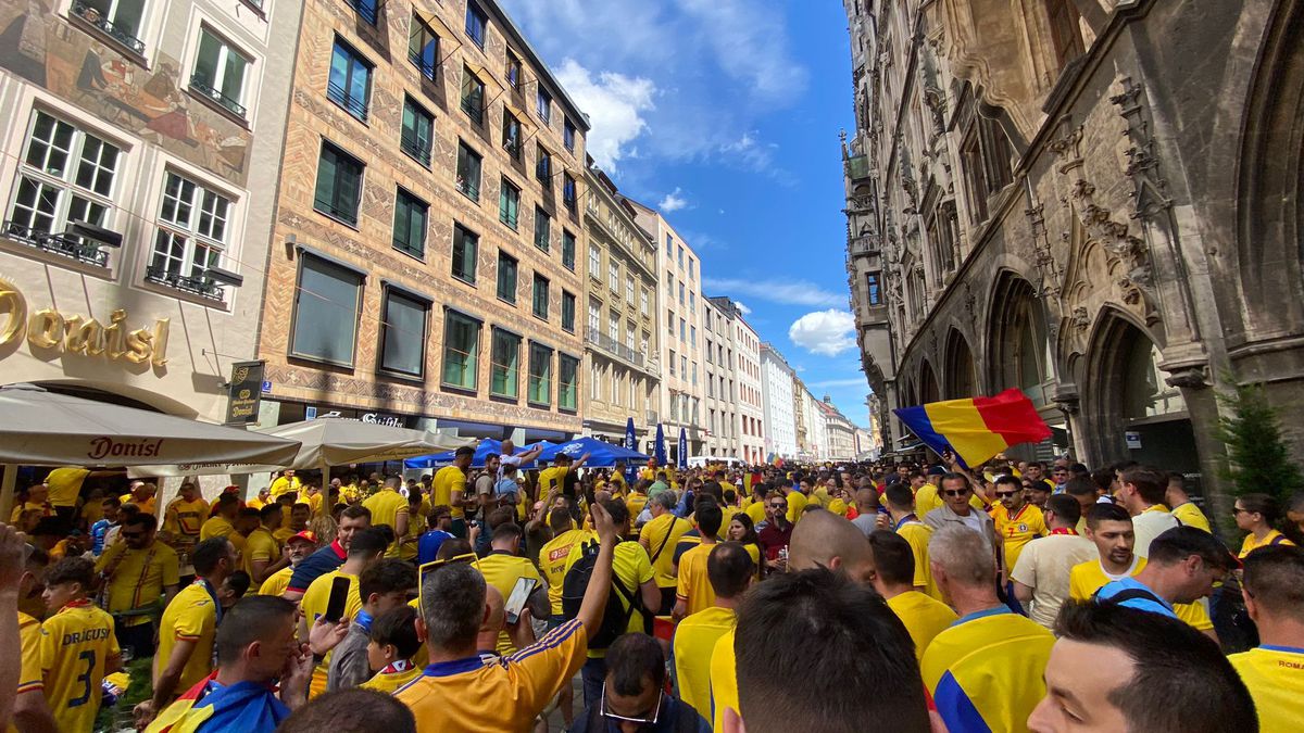 România - Ucrania, atmosferă fabuloasă înainte de primul meci de la Euro 2024