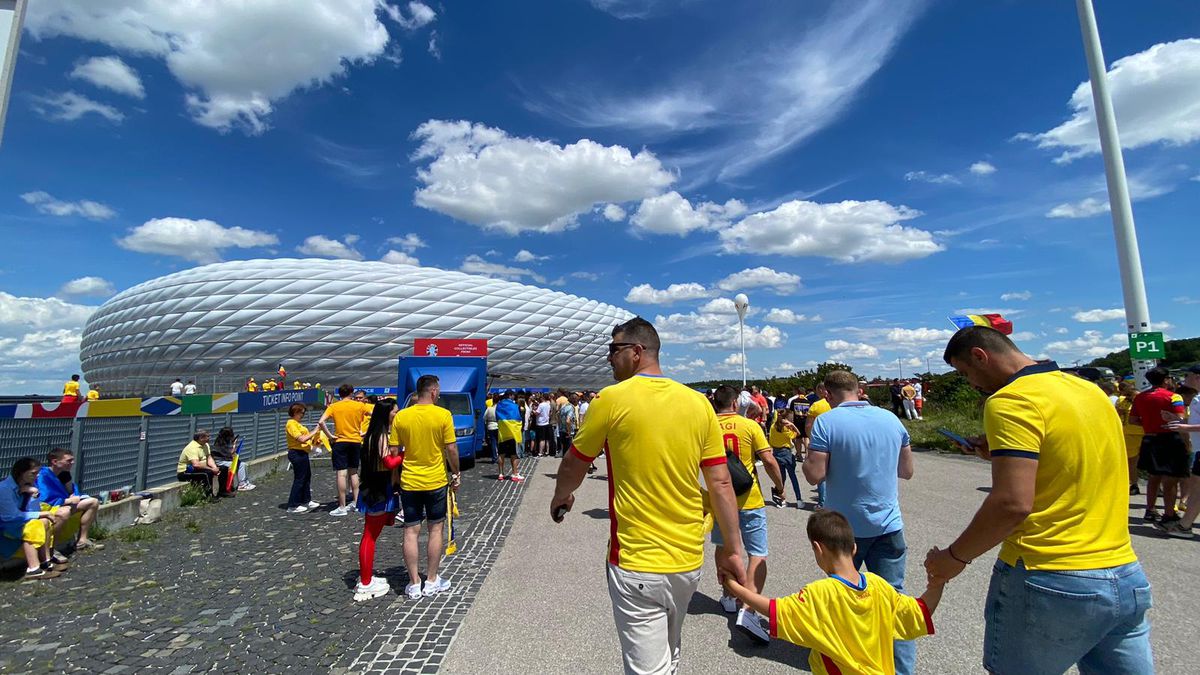 Suporterii României au ajuns la stadion înainte de meciul cu Ucraina