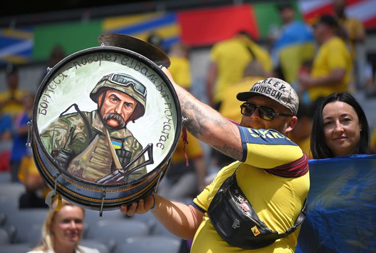 Imagini surprinse pe stadion, la România - Ucraina / foto: Guliver/Getty Images