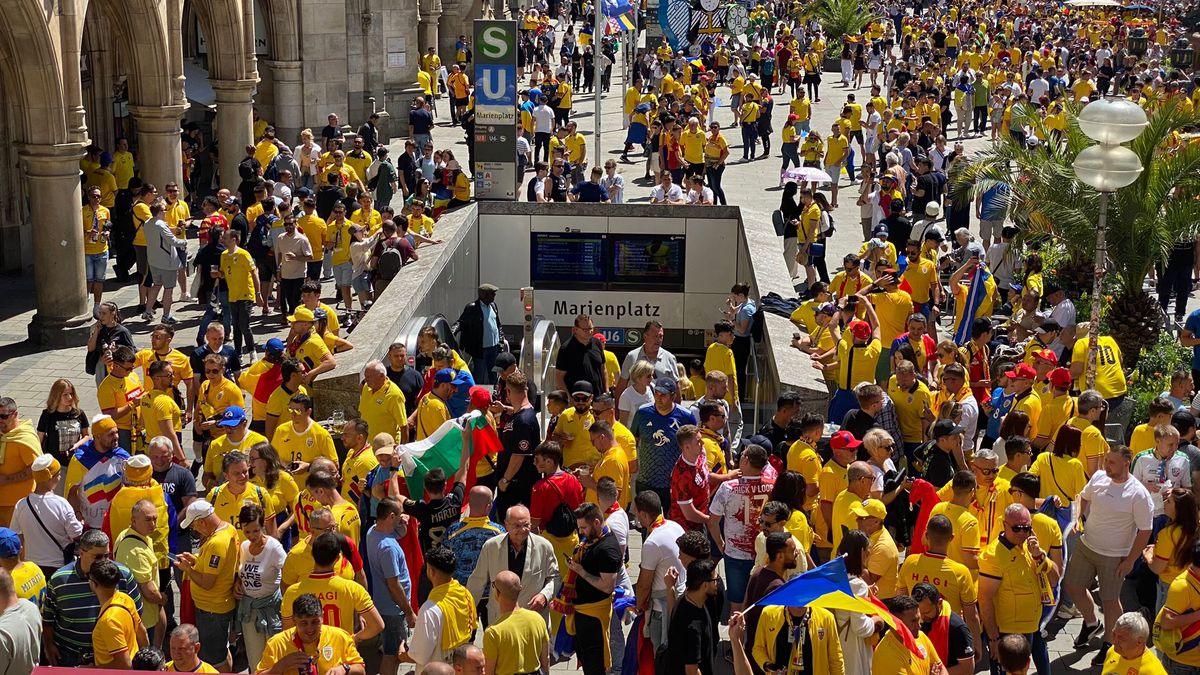 România - Ucrania, atmosferă fabuloasă înainte de primul meci de la Euro 2024