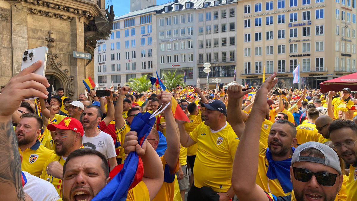 România - Ucrania, atmosferă fabuloasă înainte de primul meci de la Euro 2024