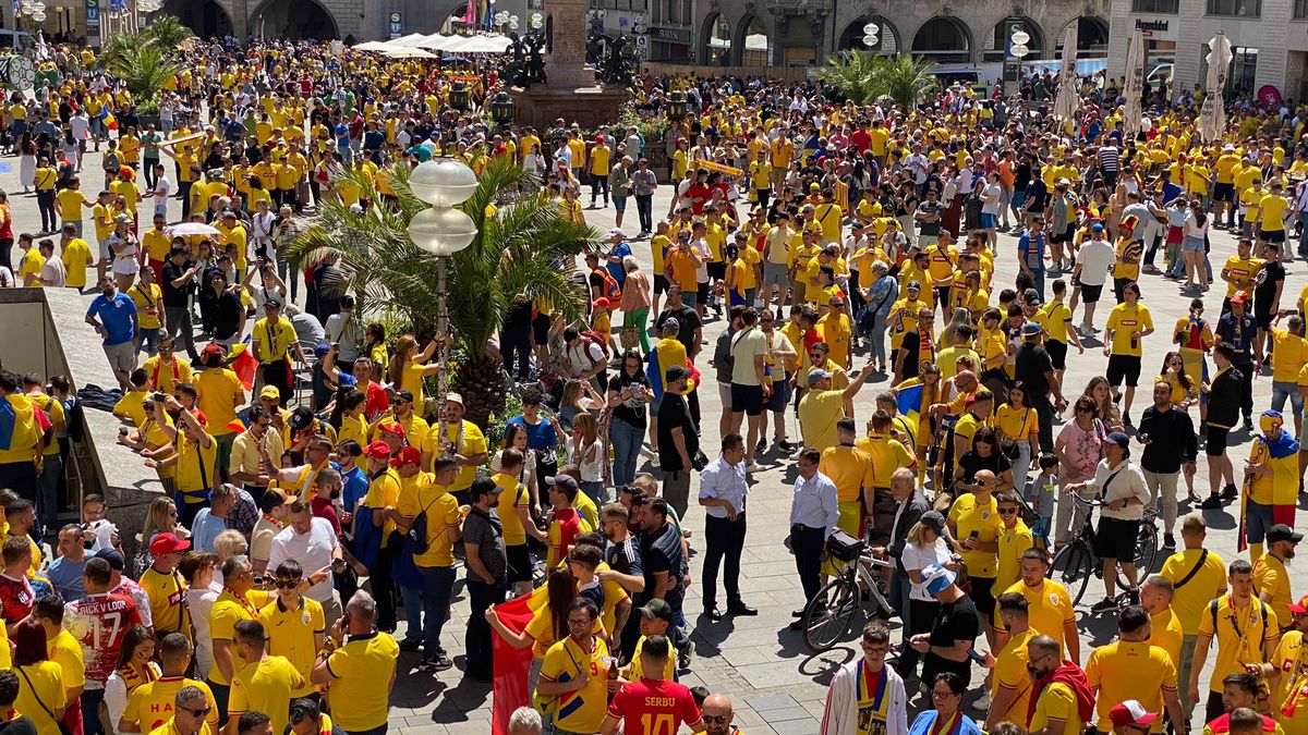 România - Ucrania, atmosferă fabuloasă înainte de primul meci de la Euro 2024
