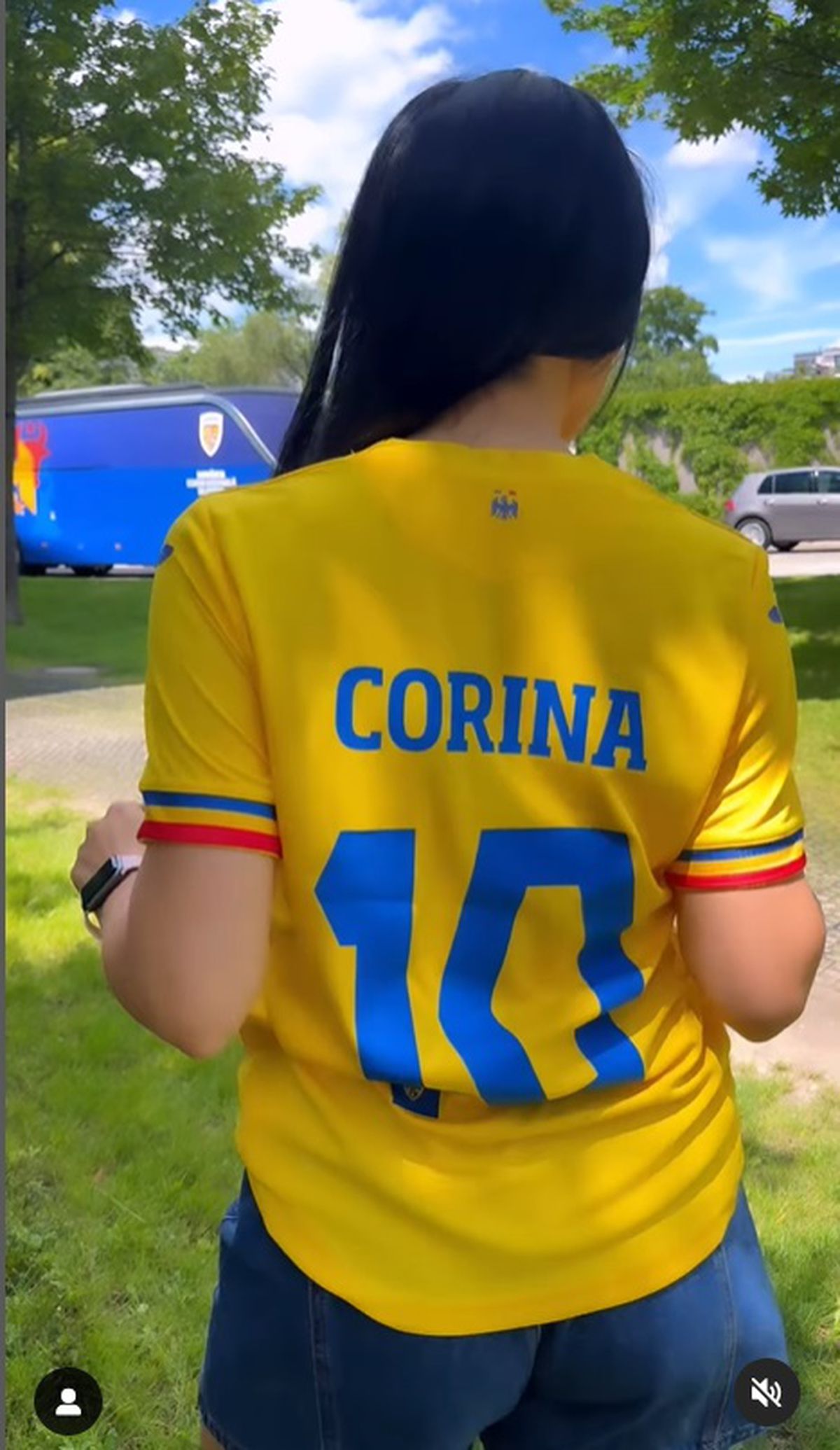 Corina Caragea, pe stadion alături de un fost internațional român la victoria cu Ucraina: „Cât de frumos ne unește fotbalul pe toți”