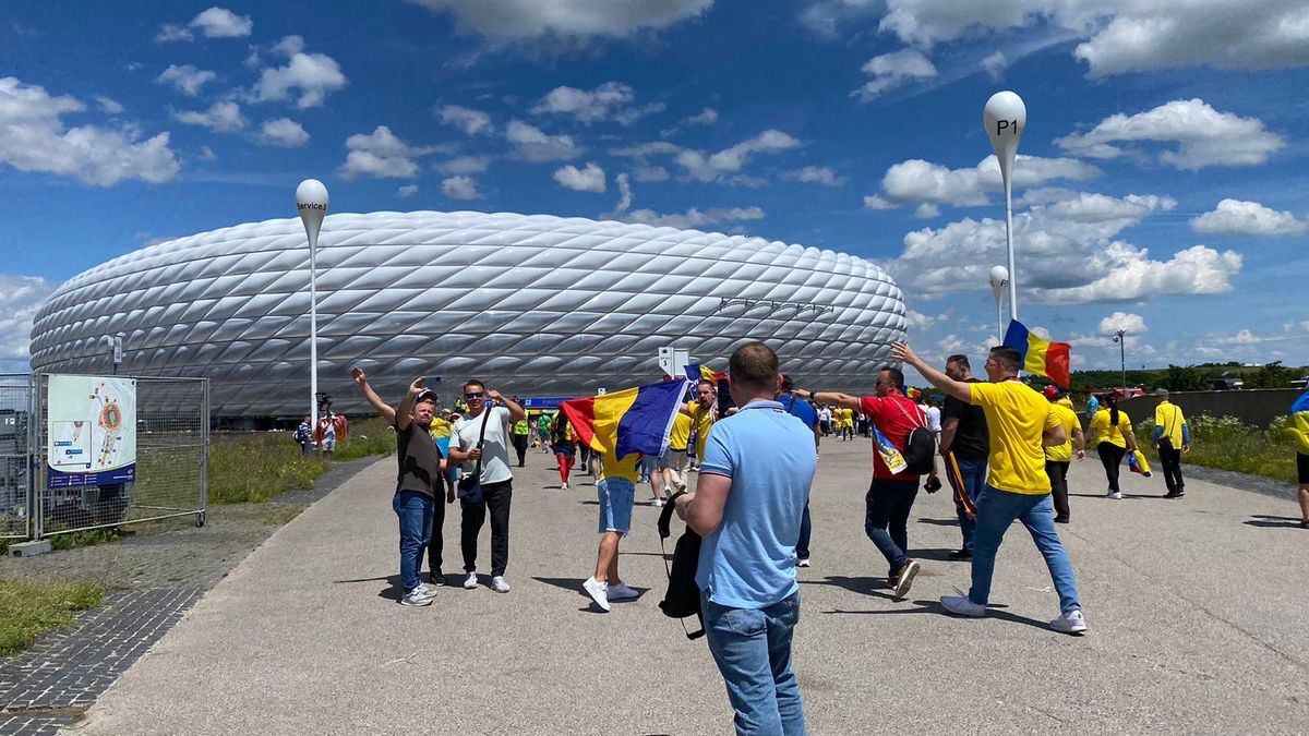 Suporterii României au ajuns la stadion înainte de meciul cu Ucraina