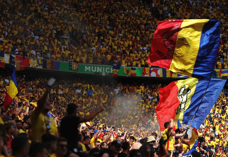 Fanii României au fost la înălțime la Munchen / foto: Guliver/Getty Images