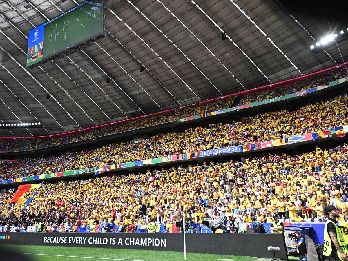 România - Ucraina, imagini tari surprinse în interiorul Allianz Arena