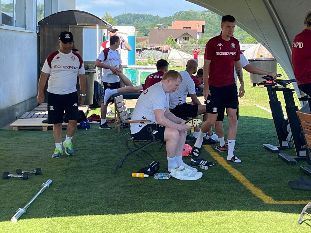 Neil Lennon îi stoarce de puteri pe rapidiști » Cantonament intens la Curtea de Argeș