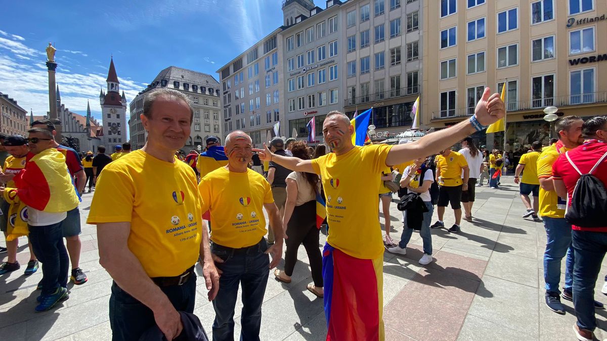România - Ucrania, atmosferă fabuloasă înainte de primul meci de la Euro 2024
