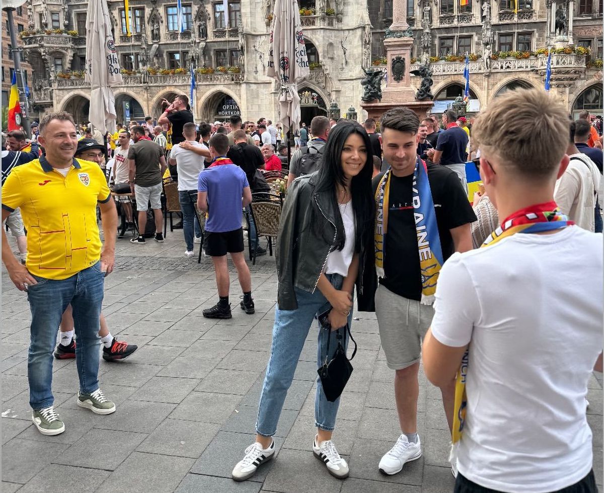 Corina Caragea, pe stadion alături de un fost internațional român la victoria cu Ucraina: „Cât de frumos ne unește fotbalul pe toți”