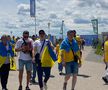 Suporterii României au ajuns la stadion înainte de meciul cu Ucraina / Foto: Andrei Crăițoiu (GSP)