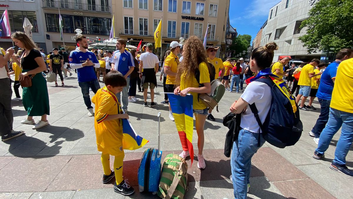 România - Ucrania, atmosferă fabuloasă înainte de primul meci de la Euro 2024