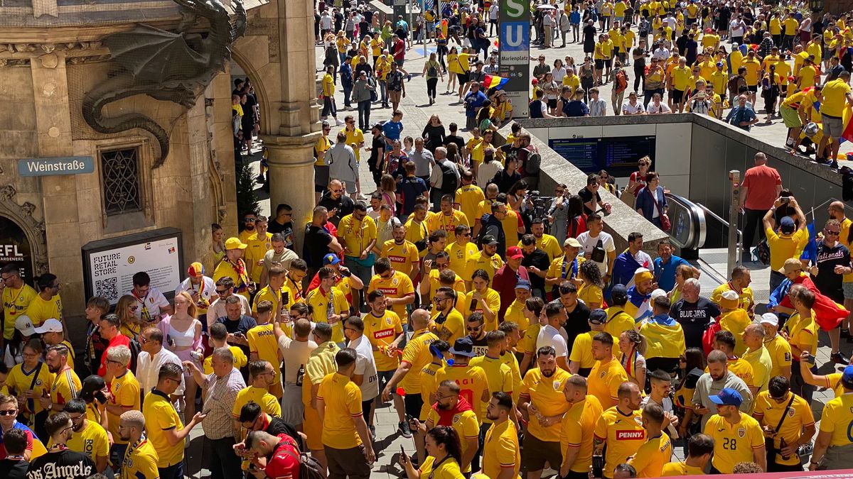 România - Ucrania, atmosferă fabuloasă înainte de primul meci de la Euro 2024