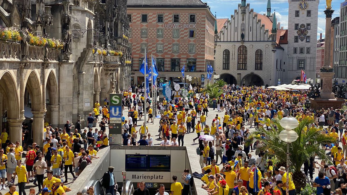 România - Ucrania, atmosferă fabuloasă înainte de primul meci de la Euro 2024