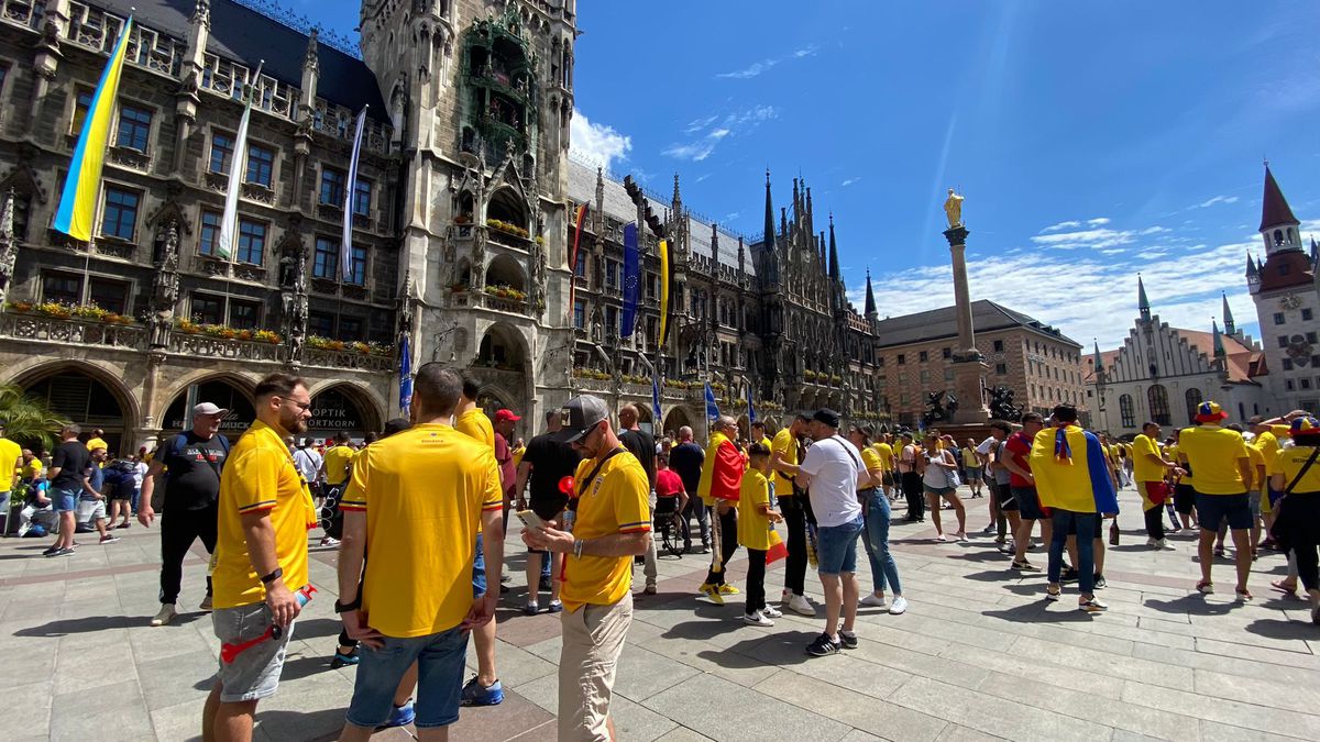 România - Ucrania, atmosferă fabuloasă înainte de primul meci de la Euro 2024