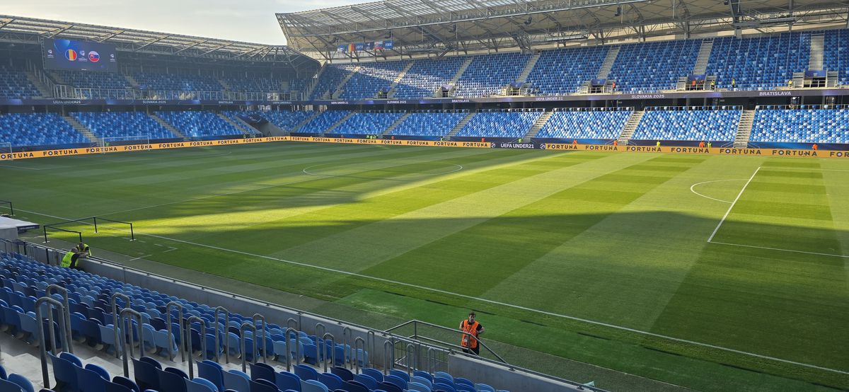România U21 - Slovacia U21, imagini înaintea partidei de la Campionatul European din Slovacia