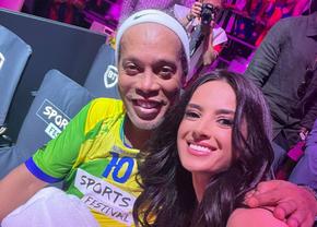 Corina Caragea va fi geloasă! Stelista de la Pro TV, moment unic alături de Ronaldinho: „Sigur vedeți și voi același lucru?”