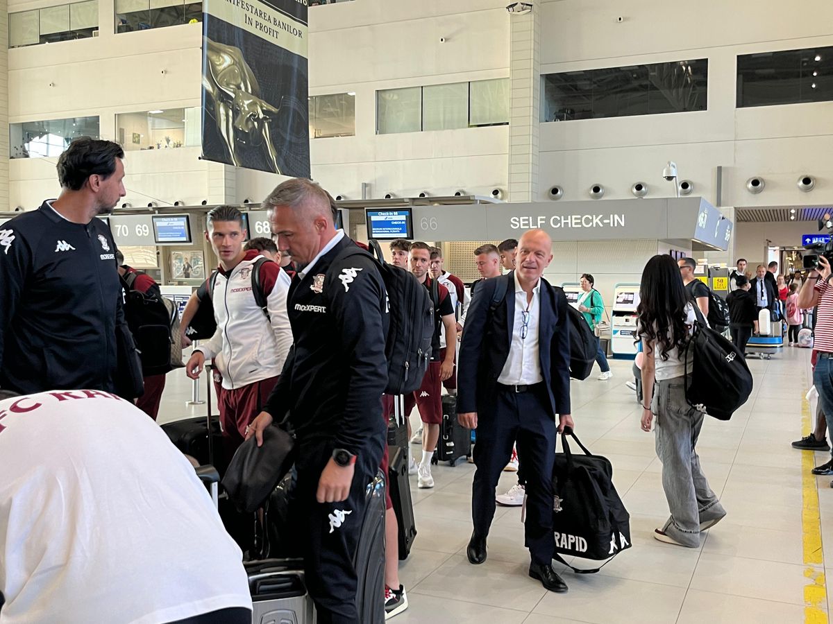 Costel Gâlcă, declarații la plecarea în stagiul din Slovenia: „Faptul că el a venit la noi e un lucru bun. Suntem cu zâmbetul pe buze”