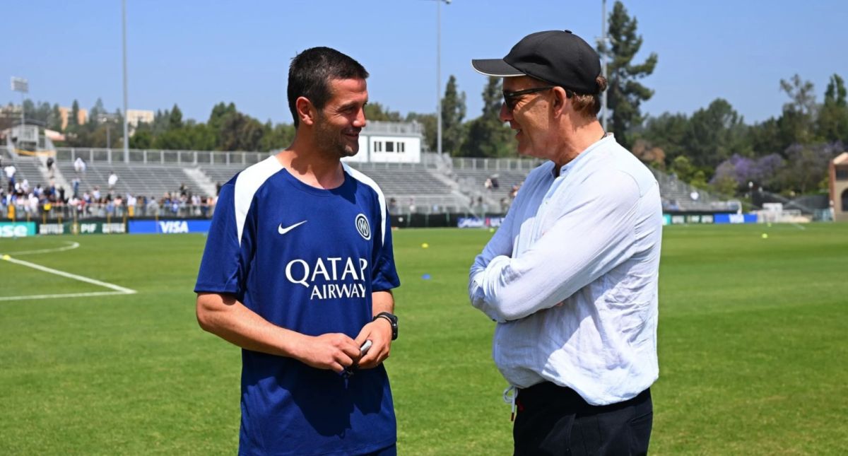 Cristi Chivu a fost vizitat la antrenament în Los Angeles de prietenul său englez, actorul Clive Owen, mare fan Inter