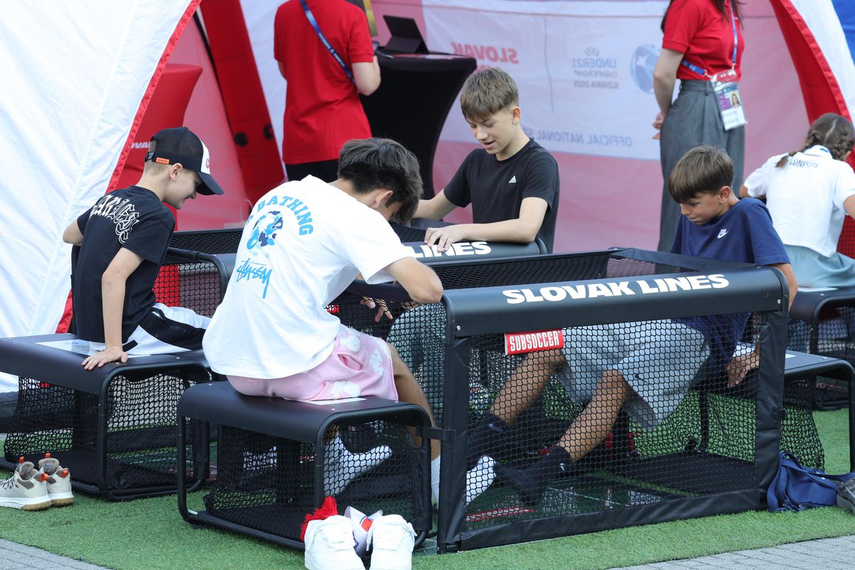 România U21 - Slovacia U21, imagini înaintea partidei de la Campionatul European din Slovacia