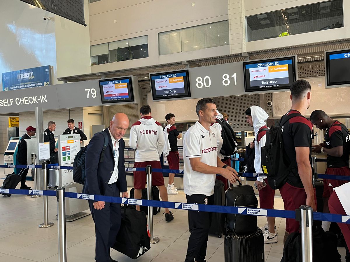Rapid a plecat spre Slovenia » 25 de jucători în lot, inclusiv băiatul lui Dan Șucu