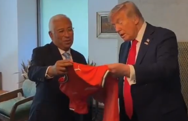 Ce i-a scris Cristiano Ronaldo lui Donald Trump pe tricou » Reacția președintelui SUA când a vâzut