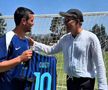Cristi Chivu și actorul Clive Owen, în cantonamentul lui Inter din Los Angeles / Foto: inter.it