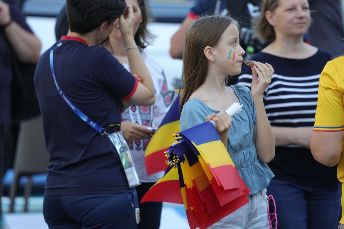 România U21 - Slovacia U21, imagini înaintea partidei de la Campionatul European din Slovacia