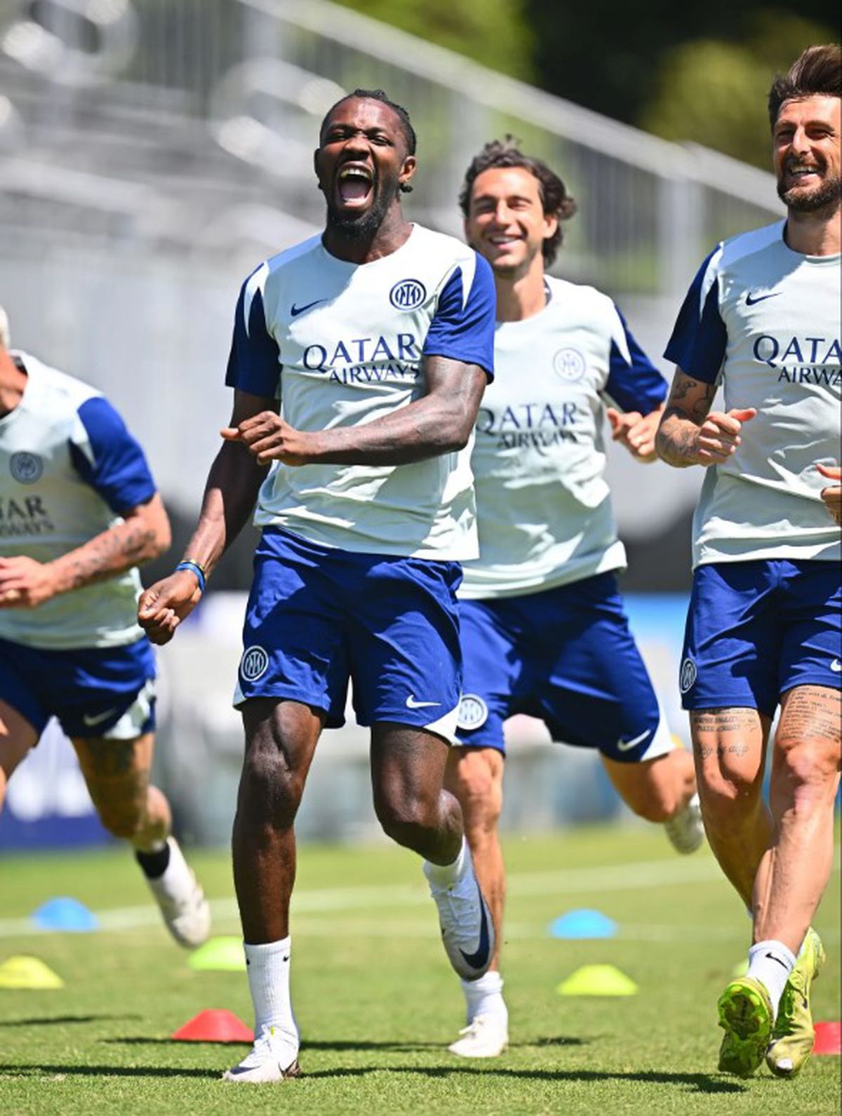 Antrenamentele lui Cristi Chivu în cantonamentul lui Inter din Los Angeles de la Mondialul Cluburilor