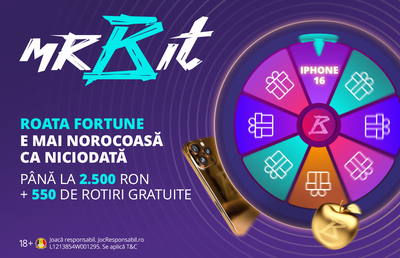 Roata Norocului se reinventează: ai șansa să obții un iPhone 16 Pro la Mr Bit în iunie!