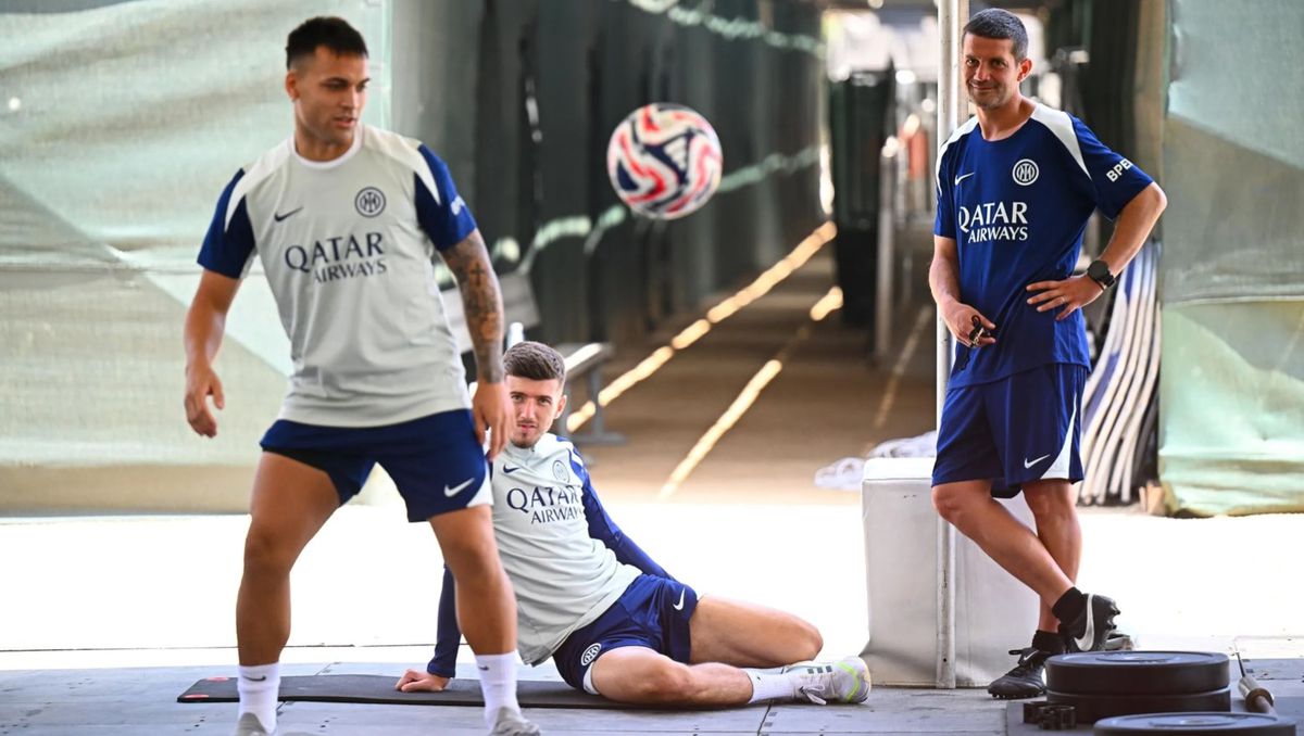 Antrenamentele lui Cristi Chivu în cantonamentul lui Inter din Los Angeles de la Mondialul Cluburilor