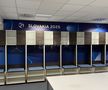 Cum arăta vestiarul României după meciul cu Slovacia, de la Euro U21. Foto: GSP.RO