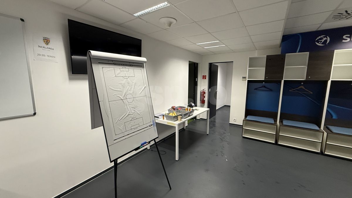 Cum arăta vestiarul României după meciul cu Slovacia, de la Euro U21