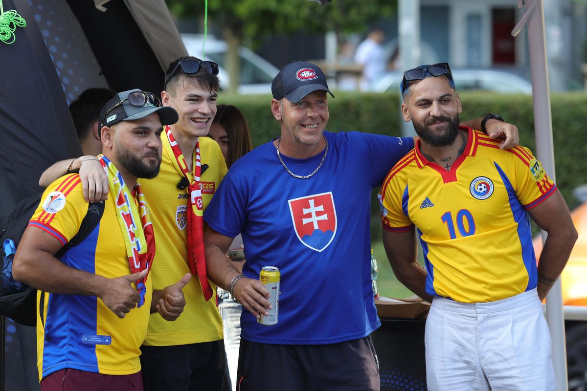 România U21 - Slovacia U21, imagini înaintea partidei de la Campionatul European din Slovacia