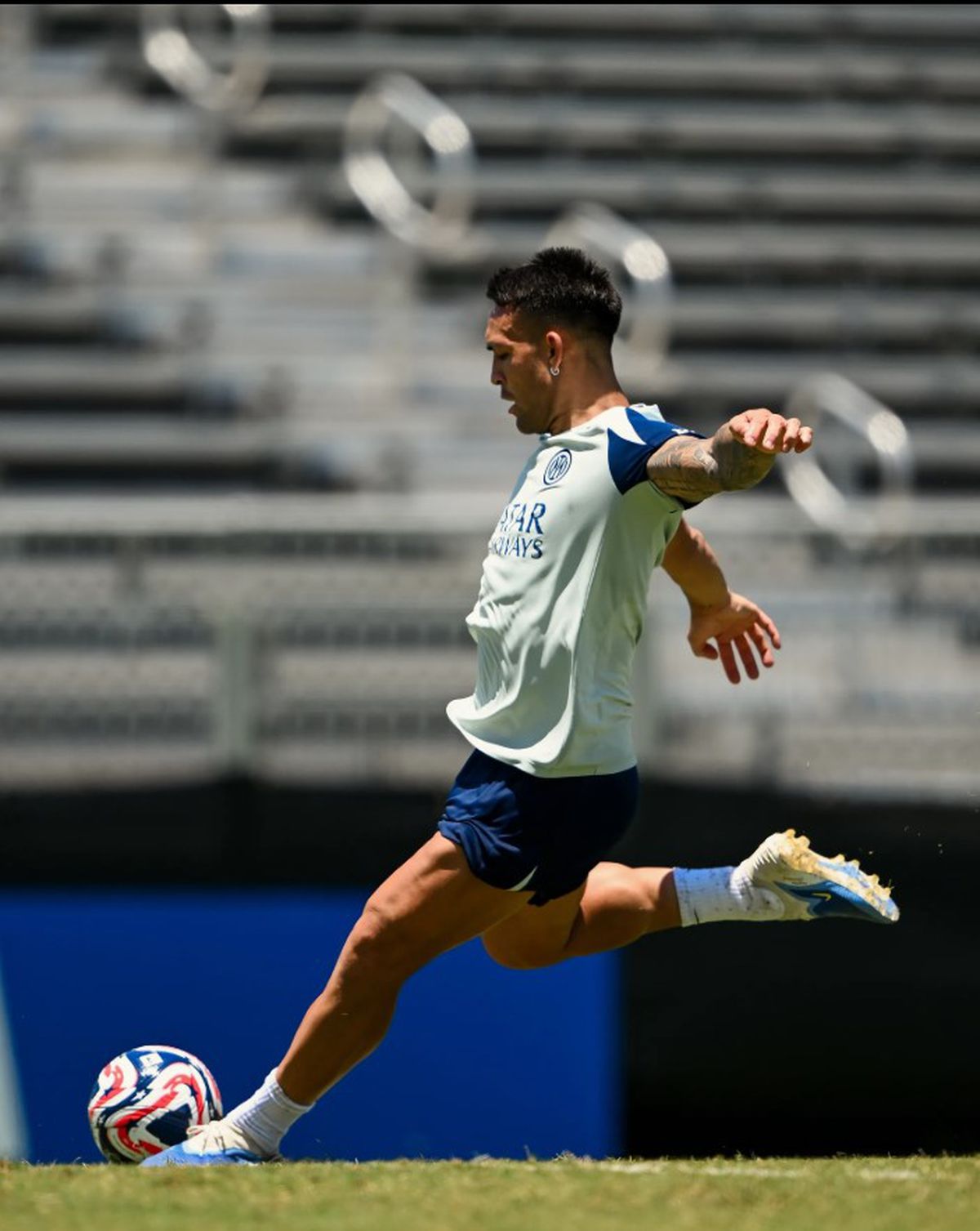 Antrenamentele lui Cristi Chivu în cantonamentul lui Inter din Los Angeles de la Mondialul Cluburilor